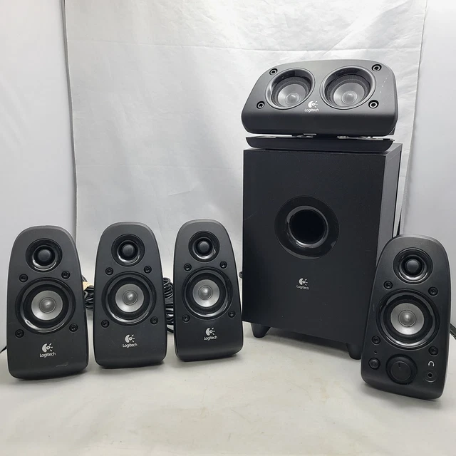 LOGITECH Z506 SURROUND Sound Home Theater Speaker System Black EUR 91