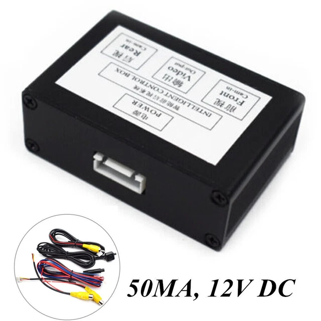 Car SUV Front Rear Parking View Camera Video 2 Channel Control Box Converter Kit