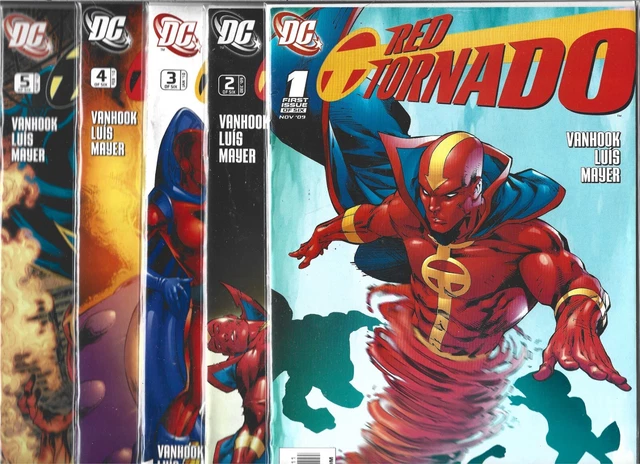Red Tornado Near Set / Lot Of 5 - #1 #2 #3 #4 #5 (Nm-) Dc Comics, $3.95 Shipping