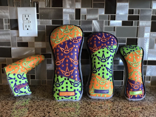 超希少】Scotty Cameron Crown patchwork headcover!!