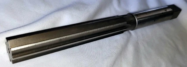 15/16" (.9375)  Straight Flute Hand Reamer 8 Flute Right Hand Cut HSS National