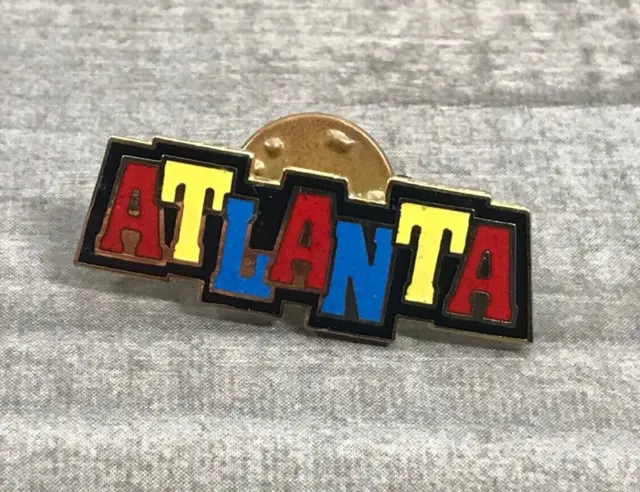 Atlanta Hat Lapel Jacket Vest Shirt Travel Souvenir Pin by Pinnacle Designs
