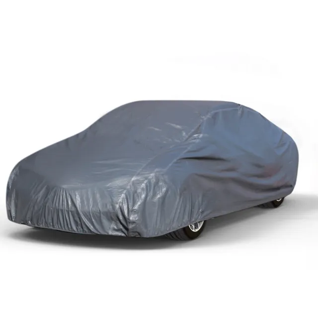 Waterproof Car Cover 2 Layer Heavy Duty Cotton Lined UV Protection - Size MEDIUM