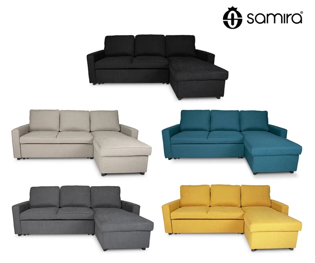 Divano letto angolare con contenitore mod. Kennedy