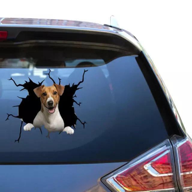Jack Russell Terrier Car Decal Jack Russell Stickers Magnets Outdoor Window Cars