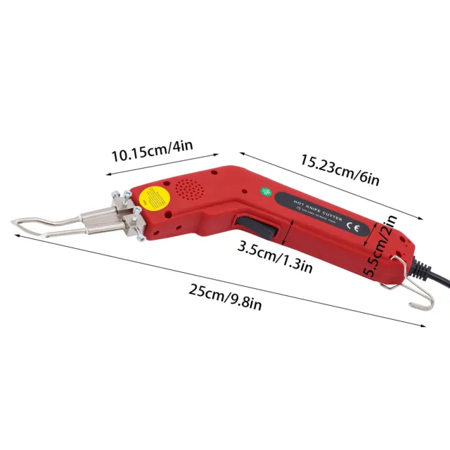 Adjustable Hot Wire Electric Foam Cutter Plastic Rope Cutting Tool Set 220-240V 2