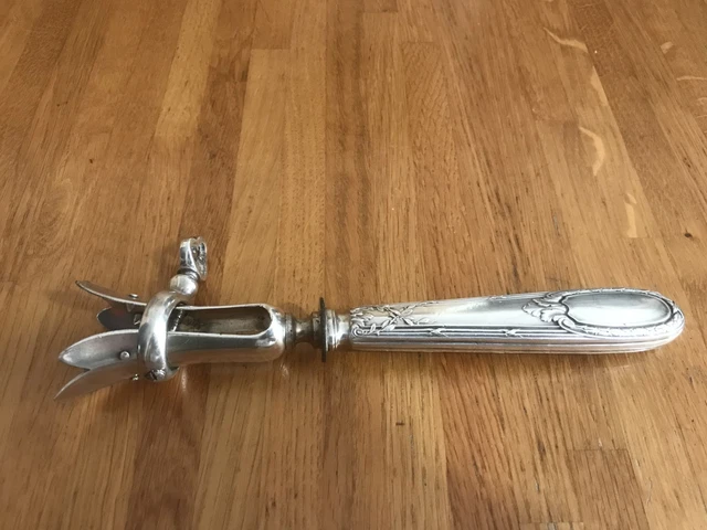 Antique Français Art Nouveau En Argent Massif