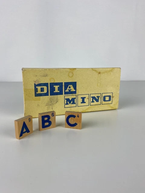 Jeu De Lettres DIAMINO - Éditions Gay-play Paris, Années 1950 - Complet Avec Pions - Vintage