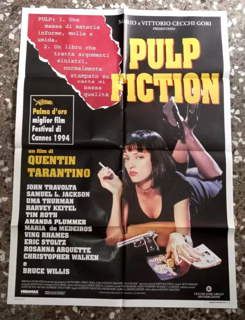 Manifesto originale 2F - PULP FICTION - Movie Poster Affiche