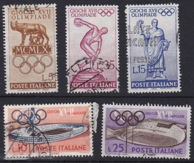 ITL035) Italy set of 13, 1960 17th Olympic Games Rome, 100th Anniversary of the