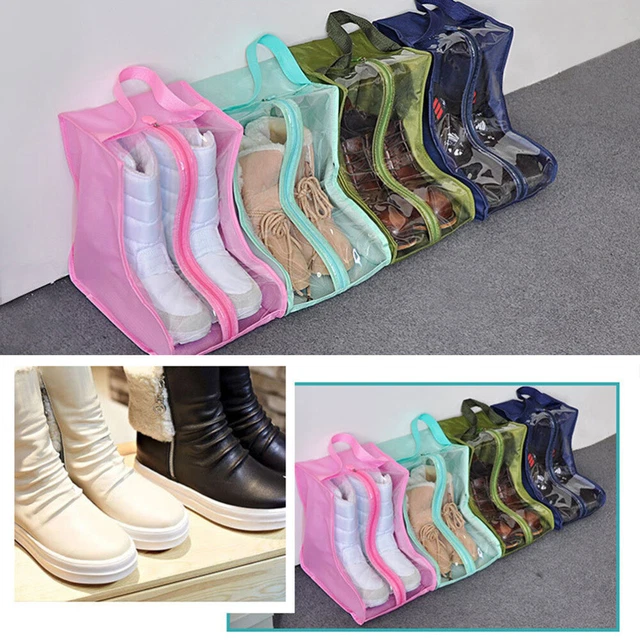 4 STÜCKE Tuch Wasserdichte Schuhe Tasche Schuhe Staubbeutel Schuhe 10