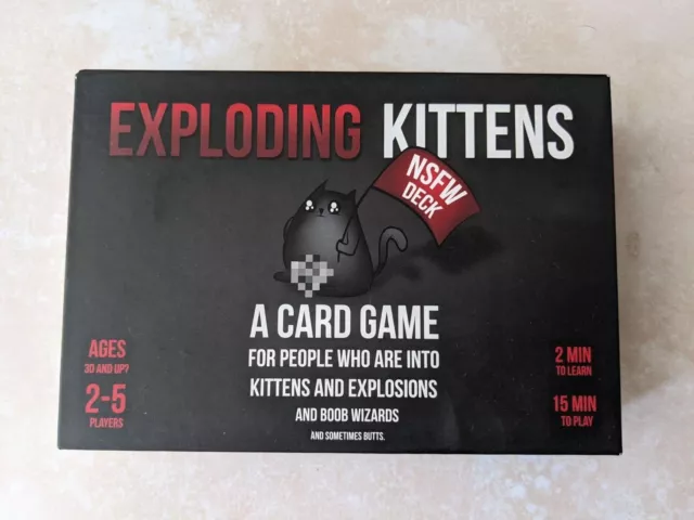 Exploding Kittens NSFW Edition - Adult Party Card Game 18+ Rude Humour, Funny