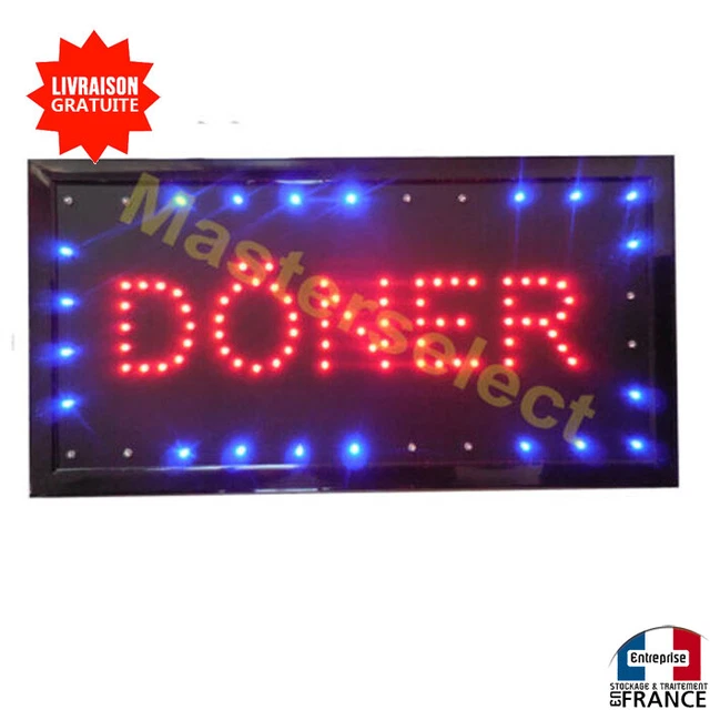 Enseigne Lumineuse Néon AUDI - Panneau 40x30 Cm, Garage, Pub, Déco Voiture