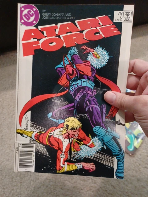 ATARI FORCE #6 1984 DC -SHI-FI SUPER-HERO CONWAY/ LOPEZ great shape!