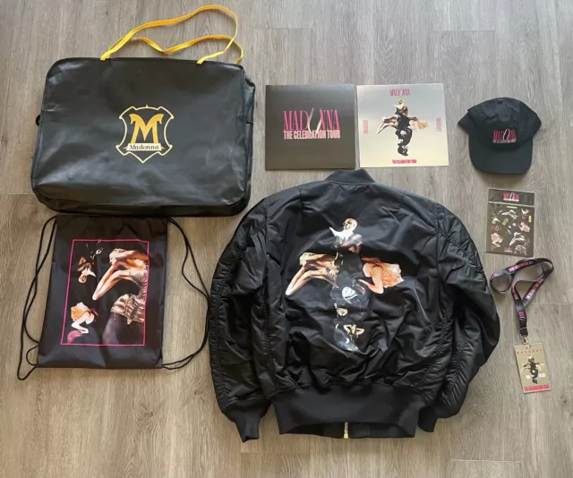 Madonna Celebration Tour Immaculate VIP Jacket Large & Merch Bundle