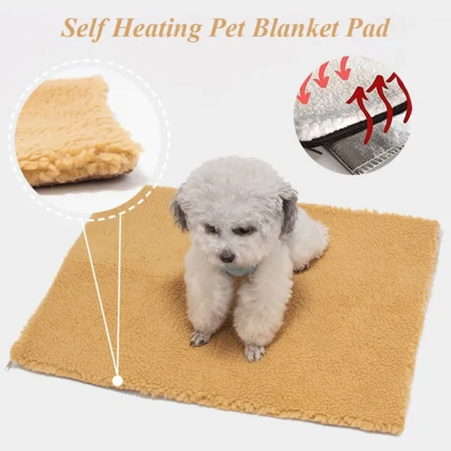 pour animaux de compagnie Tapis thermique chaud Pad pour chat Tapis polaire,