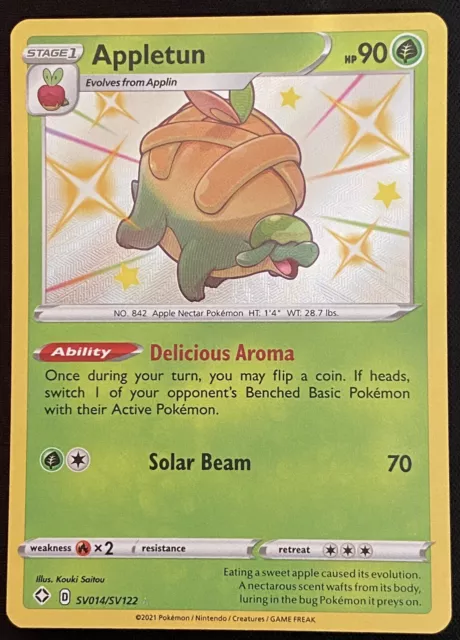 Appletun SV014/SV122 Holo Shiny Vault - Pokemon Card LP