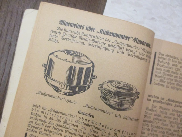 um 1935 KÜCHENWUNDER  Kochbuch  / 128 Seiten