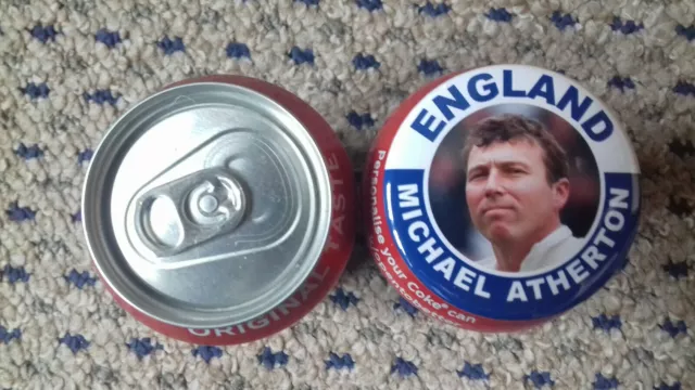 MICHAEL ATHERTON  ENGLAND CRICKET LEGEND BADGE  55mm IN SIZE