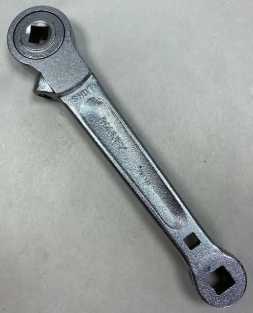 Vintage Bonney Tools RF23 Refrigeration Ratcheting Wrench USA Tool