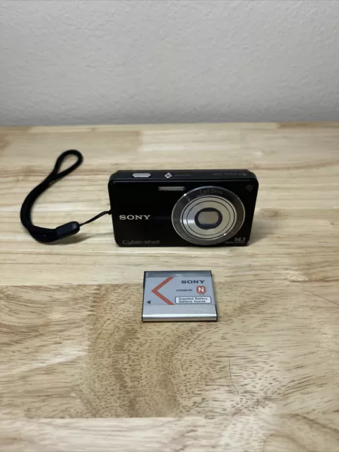 Sony Cyber-shot DSC-W350 14.1MP Digital Camera Tested~works!