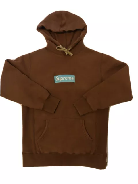 Felpa supreme marrone on sale