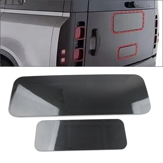 Protection Pare-Chocs Arrière Pour Land Rover Defender 90/110/130 (2020-2025) - Anti-Rayures, ABS Noir Brillant