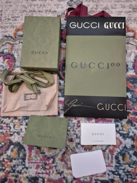 Lot of Gucci packaging bags shoe jewelry Belt boxes ribbons pins dustbag  100 | eBay