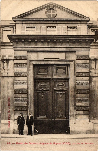 CPA PARIS 7e-Hotel de Dufour (328056)