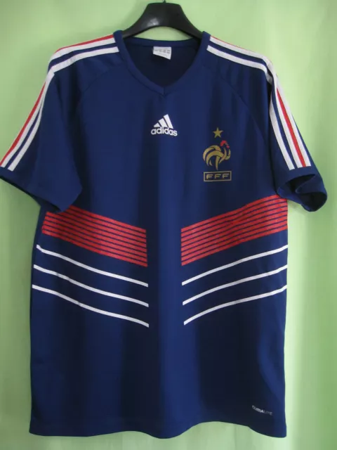 Maillot Equipe de France 2009 Home Adidas Shirt Football Vintage Jersey - M
