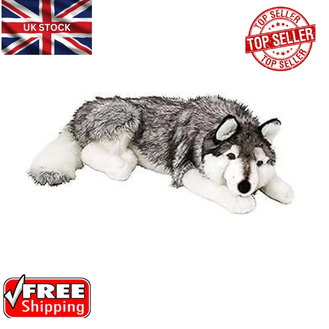 70cm Ellie the Husky Dog Plush Kids Soft Toy Cuddly Gift