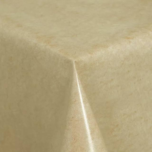 Wachstuch Tischdecke Meterware Marmor marmoriert beige 01225-06 eckig rund oval