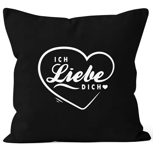 Kissen-Bezug Ich Liebe Dich Valentinstag Geschenk Kissen-Hülle Deko-Kissen