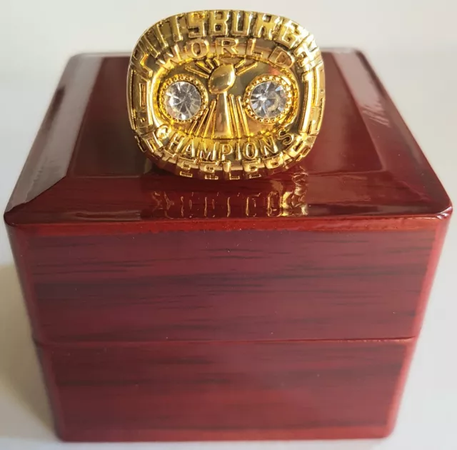 PITTSBURGH STEELERS - NFL Superbowl Championship ring 1975 with box
