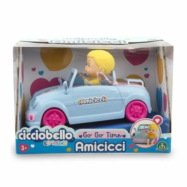 Petite voiture-jouet Cicciobello Amicicci Bleu