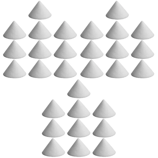 30 piezas Clavos Arcilla Escultura Base Cono Cerámica Horno