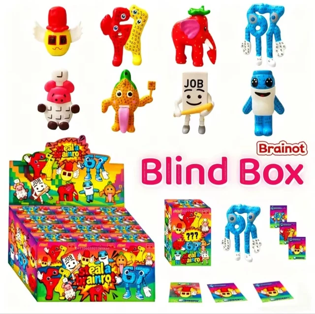 STEAL A BRAINROT blind box Italian brainrot box 67 Brainrot toy 1 pcs ...