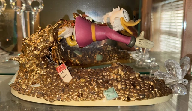 WDCC FIGURINE SCROOGE McDuck A Pool Of Riches FREE SHIPPING