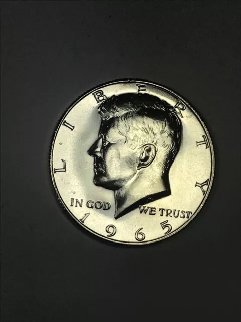 1965 SMS Kennedy 40% Silver Gem Brilliant Uncirculated Half Dollar