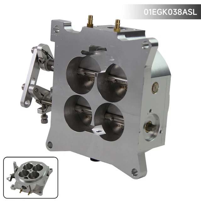 CNC BILLET 1000CFM 4150 Flange Carburetor Throttle Body 1.75" Core 4