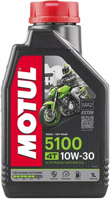 Aceite Moto MOTUL 5100 4T 10W30 - 1 Lt