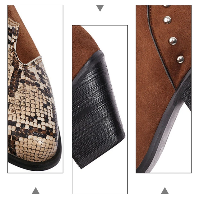 Modische Stiefeletten Für Damen Obermaterial: Wildleder Fräulein 2