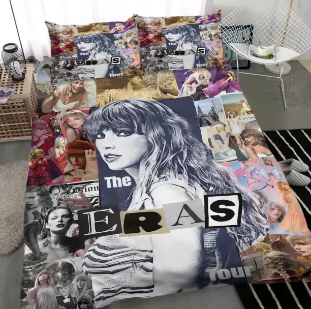 Bedding Set Soft Doona Cover Set Gift Taylor Swift Bedroom Decor S/D/Q/K Gifts 2