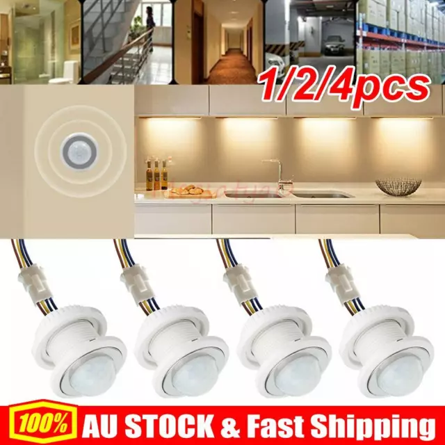 1/2/4x AC PIR Infrared Body Motion Sensor Detector Control Switch Lamp 110V/220V