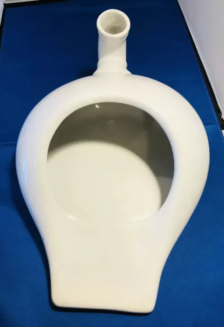 Vintage White Porcelain Urinal Elderly Hospital Bed Pan Combo