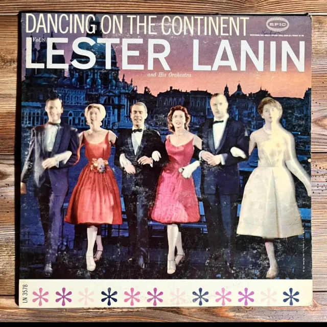 Lester Lanin And His Orchestra - Dancing On The Continent - Epic - Vinyl LN 3578