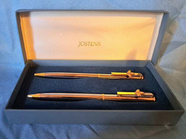 Jostens 1/20 10K Gold Filled Pen and Pencil Combo Gift Set
