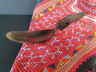Old Black Buffalo Horn Serving Spoon (b) …beautiful collection and utilitarian