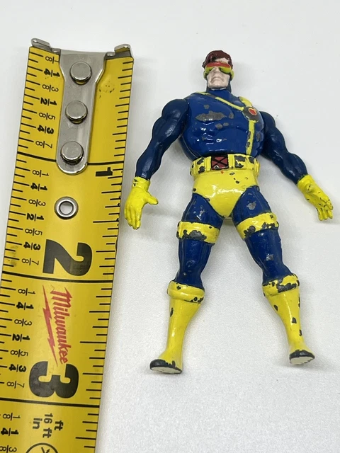 1994 Marvel X-Men Steel Mutants Cyclops Die Cast Toy Biz Diecast Metal Figure