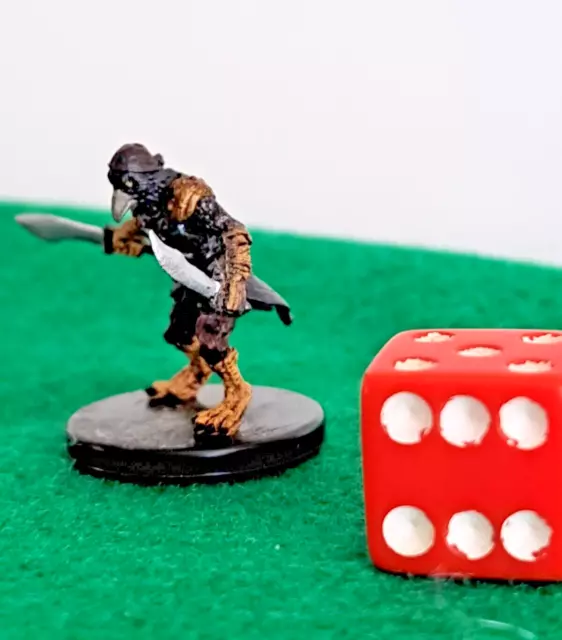 D&D Pathfinder Miniature Skull & Shackles 26 Jakaw Razorbeak UC Kenku Rgr Pirate